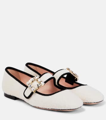 Très Vivier Babies bouclé flats | Roger Vivier