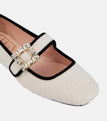 Très Vivier Babies bouclé flats | Roger Vivier