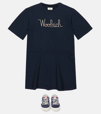 Cotton-blend dress | Woolrich Kids