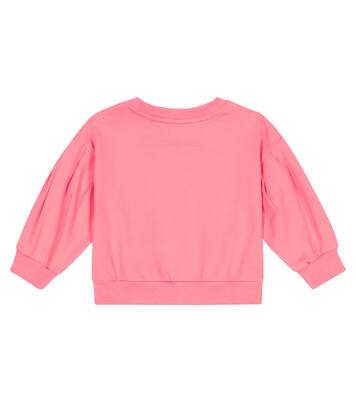 Baby logo cotton sweatshirt | Moschino Kids