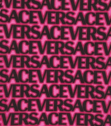 Logo cotton-blend T-shirt | Versace Kids