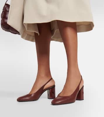 Pumps slingback Damiersli in pelle | Max Mara