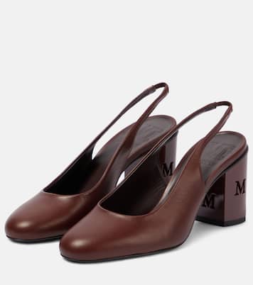 Pumps slingback Damiersli in pelle | Max Mara