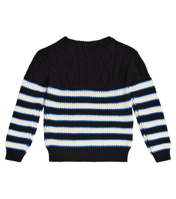 Striped wool sweater | Balmain Kids