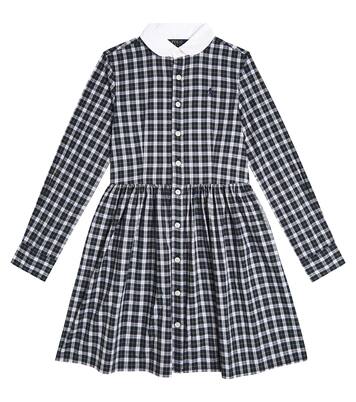 Plaid cotton shirt dress | Polo Ralph Lauren Kids