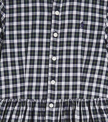 Plaid cotton shirt dress | Polo Ralph Lauren Kids