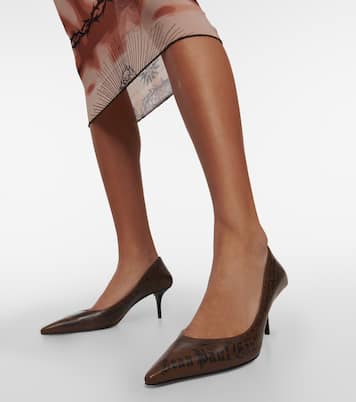 x Jean Paul Gaultier Tattoo leather pumps | Jimmy Choo