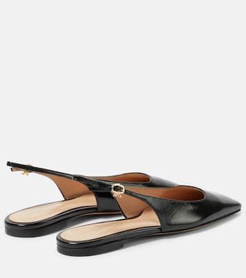Freeda leather slingback flats  | Gianvito Rossi