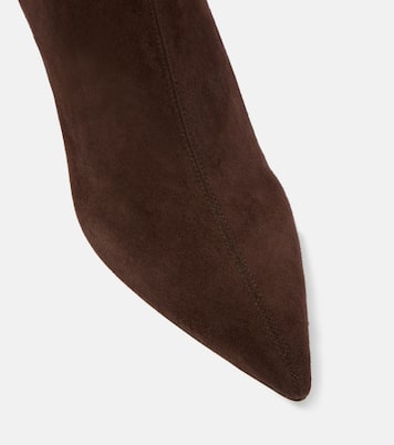 Ankle Boots Montmartre 50 aus Veloursleder | Aquazzura