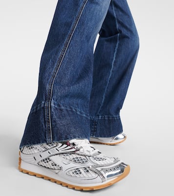 Orbit metallic sneakers  | Bottega Veneta