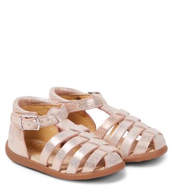 Baby Stand-Up Strap leather sandals  | Pom d'Api