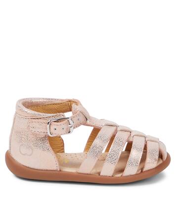 Baby Stand-Up Strap leather sandals  | Pom d'Api