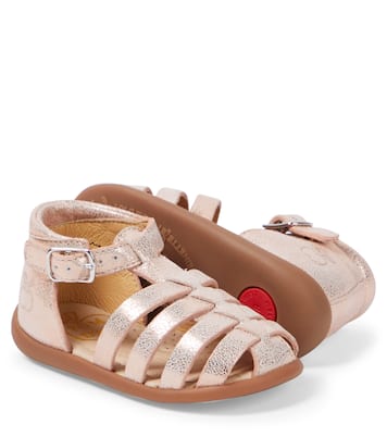 Baby Stand-Up Strap leather sandals  | Pom d'Api