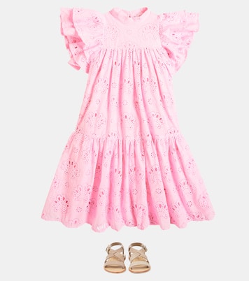 Embroidered cotton dress | Petite Amalie  