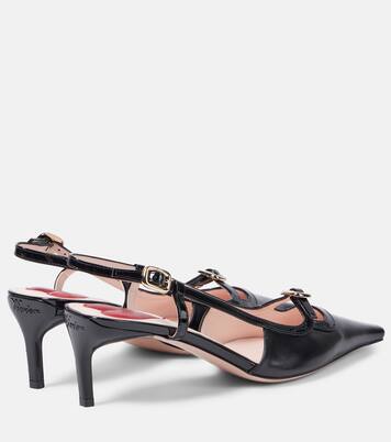 Viv' Canard 55 leather slingback pumps | Roger Vivier