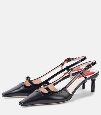 Viv' Canard 55 leather slingback pumps | Roger Vivier