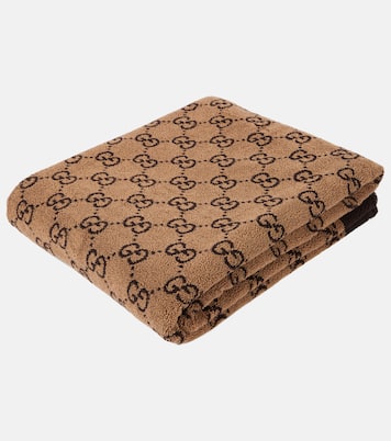 GG cotton terry beach towel | Gucci