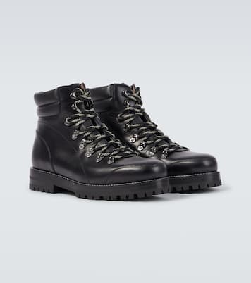 Janka leather lace-up boots | Manolo Blahnik