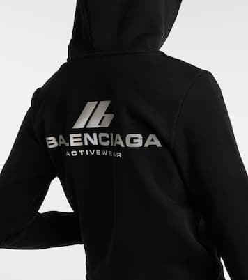 Sudadera con capucha en mezcla de algodón | Balenciaga