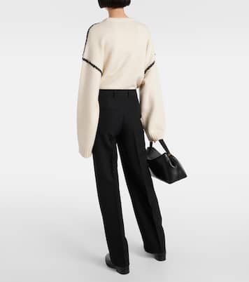 High-rise straight pants | Toteme