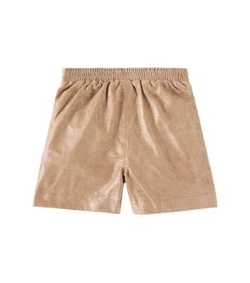 Ronie metallic leather shorts | Donsje