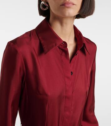 Robe chemise Riko en soie | Emilia Wickstead