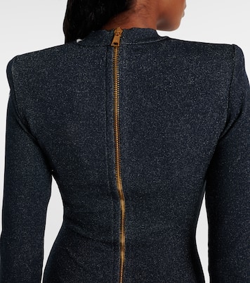 فستان قصير محبوك | Balmain