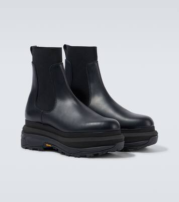 Leather Chelsea boots | Sacai