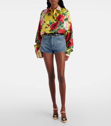 Atika 90 embellished raffia mules | Manolo Blahnik