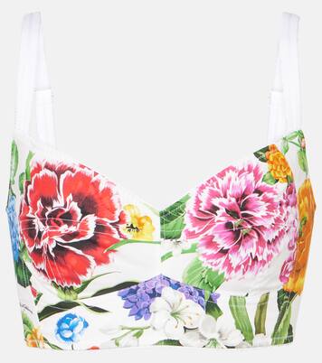 Bustier-Top aus Popeline | Dolce&Gabbana