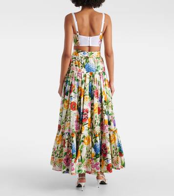 Bustier-Top aus Popeline | Dolce&Gabbana