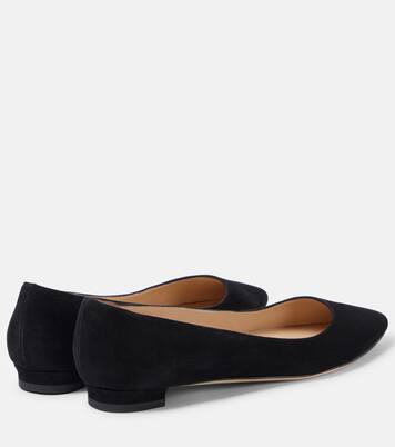 BB suede ballet flats | Manolo Blahnik