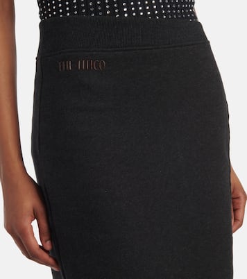 Midirock aus Baumwoll-Jersey | The Attico