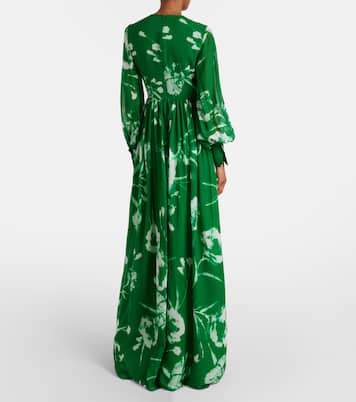 Robe aus Seiden-Voile | Erdem