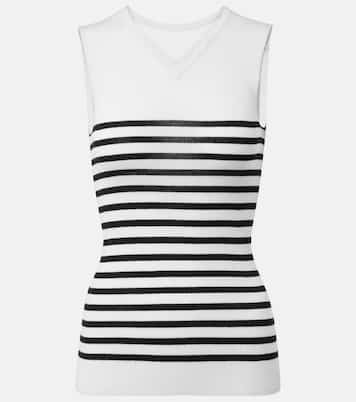 Renato striped wool-blend top | Khaite