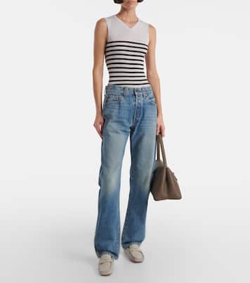 Renato striped wool-blend top | Khaite