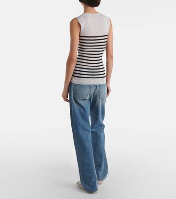 Renato striped wool-blend top | Khaite