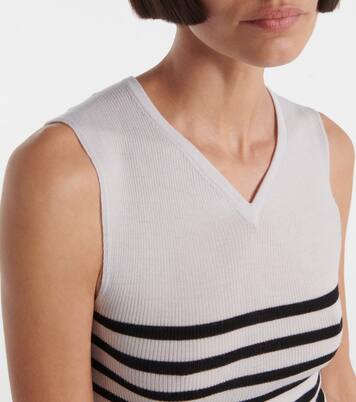Renato striped wool-blend top | Khaite