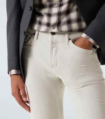 Cotton corduroy slim pants | Tom Ford