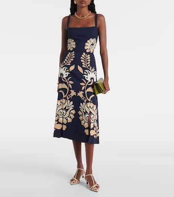 Midikleid Buy Me A Martini aus Satin | La DoubleJ