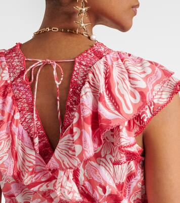 Robe Carol à fleurs | Poupette St Barth