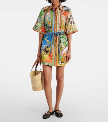 Hemdblusenkleid Lucky Pace aus Leinen | Alémais