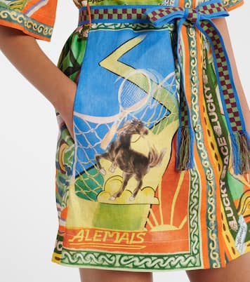 Hemdblusenkleid Lucky Pace aus Leinen | Alémais