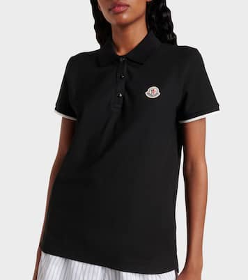 Logo cotton polo shirt | Moncler
