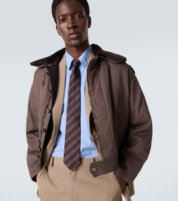 Corbata de seda a rayas | Auralee