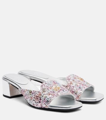Dina 45 glitter mules | Jimmy Choo