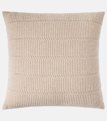 Cashmere and wool cushion  | Brunello Cucinelli