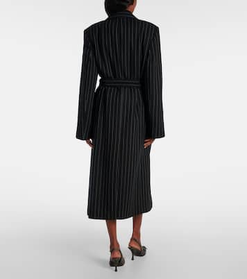 Olyx pinstriped wool coat | Acne Studios