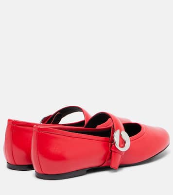 Mary-Jane-Ballerinas aus Leder | Coperni
