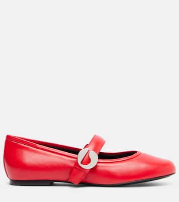 Mary-Jane-Ballerinas aus Leder | Coperni